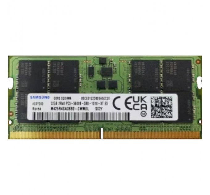 Samsung Модуль пам'яті для ноутбука SoDIMM DDR5 32GB 5600 MHz Samsung (M425R4GA3BB0-CWM)