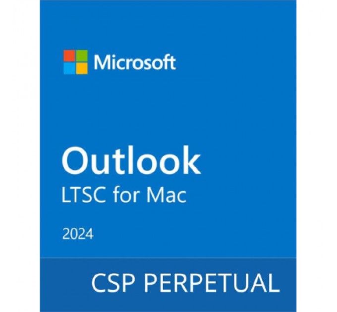Microsoft Офісний додаток Microsoft Outlook LTSC for Mac 2024 Commercial Software, Perpetual (DG7GMGF0PN5W_0001)