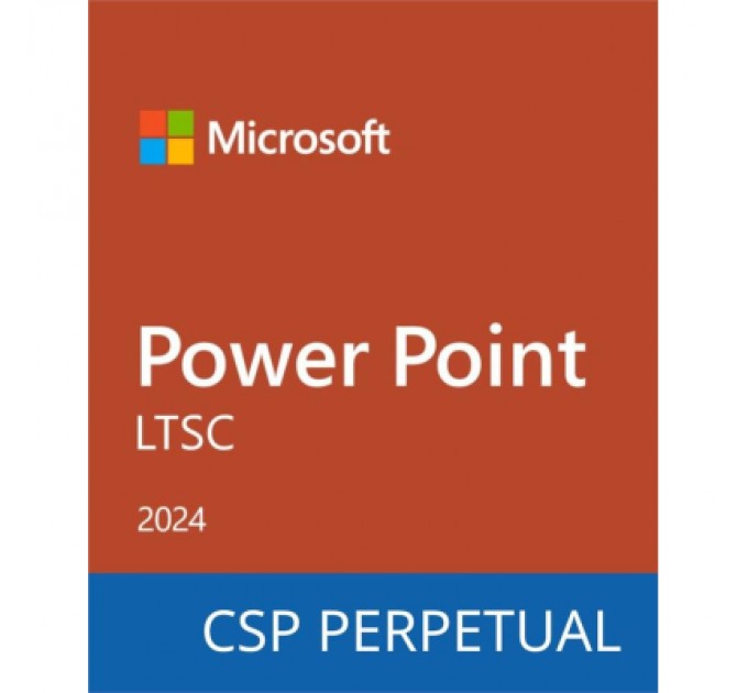 Microsoft Офісний додаток Microsoft PowerPoint LTSC 2024 Commercial Software, Perpetual (DG7GMGF0PN47_0001)