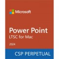 Microsoft Офісний додаток Microsoft PowerPoint LTSC for Mac 2024 Commercial Software, Perpetual (DG7GMGF0PN46_0002)
