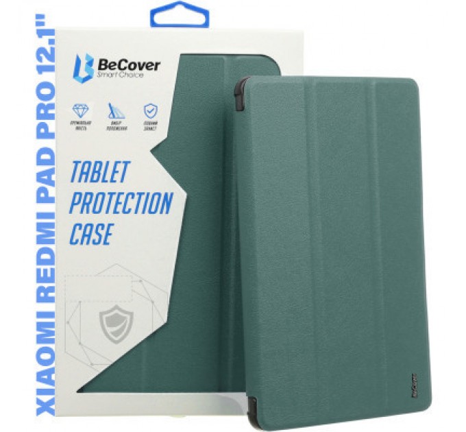 BeCover Чохол до планшета BeCover Smart Case Xiaomi Redmi Pad Pro 12.1'' Dark Green (711300)