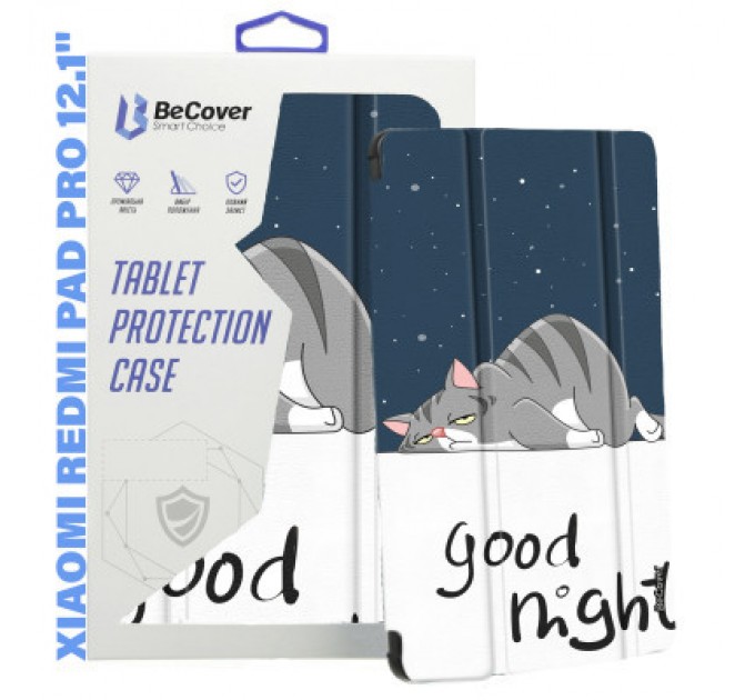 BeCover Чохол до планшета BeCover Smart Case Xiaomi Redmi Pad Pro 12.1'' Good Night (711301)