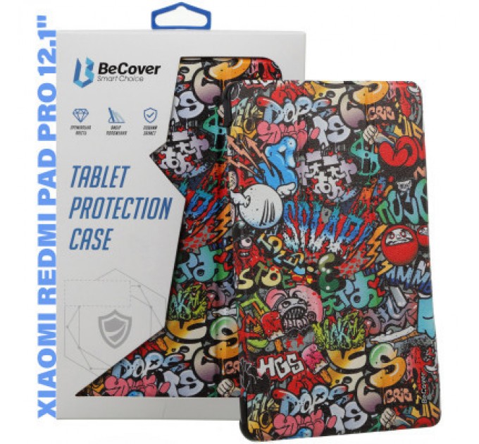 BeCover Чохол до планшета BeCover Smart Case Xiaomi Redmi Pad Pro 12.1'' Graffiti (711308)