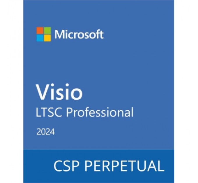 Microsoft Офісний додаток Microsoft Visio LTSC Professional 2024 Commercial Software, Perpetual (DG7GMGF0PN43_0002)