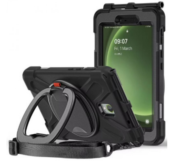 BeCover Чохол до планшета BeCover Heavy Duty Case With Stand Holder Samsung Galaxy Tab Active 5 SM-X306B 8" Black (710950)