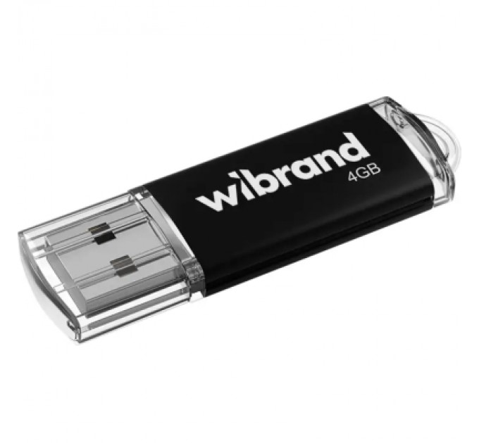Wibrand USB флеш накопичувач Wibrand 4GB Cougar BlackUSB 2.0 (WI2.0/CU4P1B)