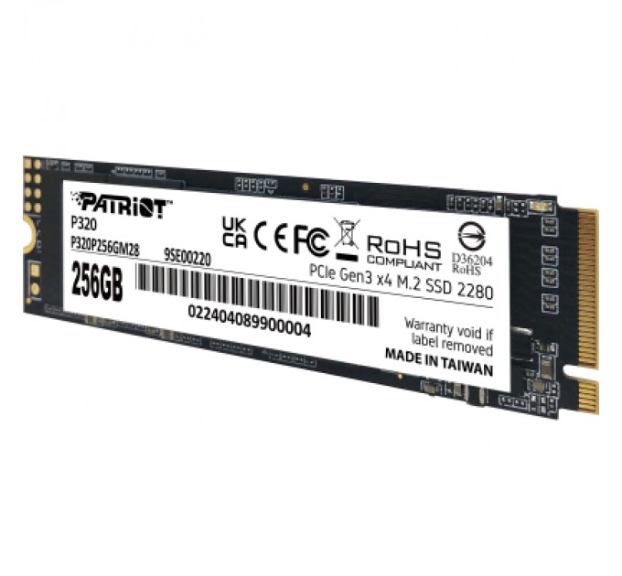 Patriot Накопичувач SSD M.2 2280 256GB Patriot (P320P256GM28)
