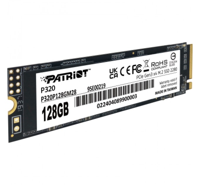 Patriot Накопичувач SSD M.2 2280 128GB Patriot (P320P128GM28)