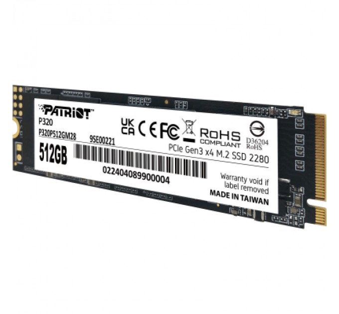 Patriot Накопичувач SSD M.2 2280 512GB Patriot (P320P512GM28)