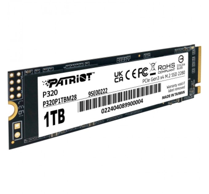Patriot Накопичувач SSD M.2 2280 1TB Patriot (P320P1TBM28)