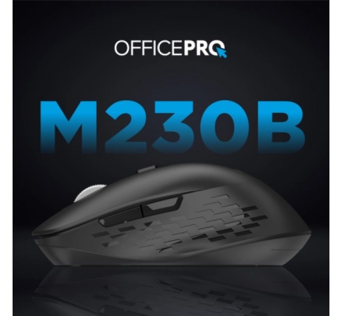 OfficePro Мишка OfficePro M230B Silent Click Wireless/Bluetooth Black (M230B)