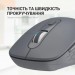OfficePro Мишка OfficePro M230G Silent Click Wireless/Bluetooth Gray (M230G)