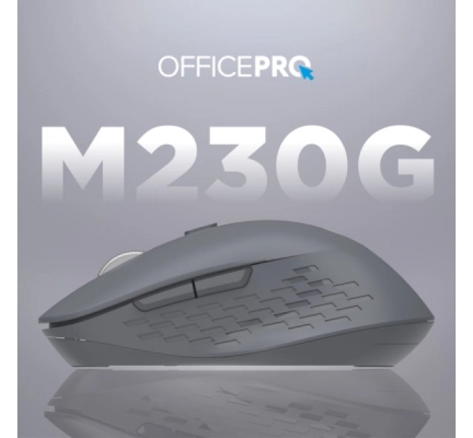 OfficePro Мишка OfficePro M230G Silent Click Wireless/Bluetooth Gray (M230G)