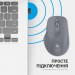 OfficePro Мишка OfficePro M230G Silent Click Wireless/Bluetooth Gray (M230G)