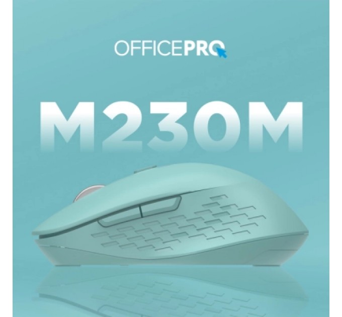 OfficePro Мишка OfficePro M230M Silent Click Wireless/Bluetooth Mint (M230M)