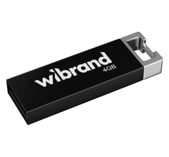 Wibrand USB флеш накопичувач Wibrand 4GB Chameleon Black USB 2.0 (WI2.0/CH4U6B)