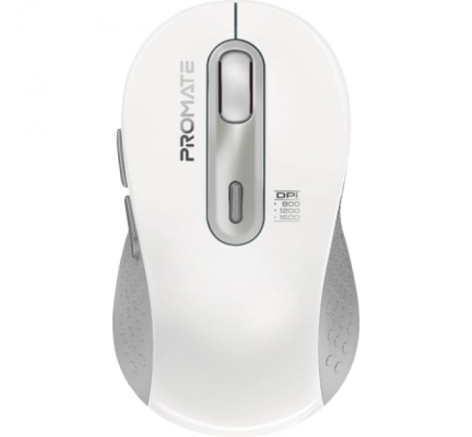 Promate Мишка Promate Ken Wireless/Bluetooth White (ken.white)