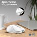 Promate Мишка Promate Samo Wireless/Bluetooth White (samo.white)