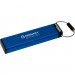 Kingston USB флеш накопичувач Kingston 128GB IronKey Keypad 200 AES-256 Encrypted Blue USB 3.2 (IKKP200/128GB)