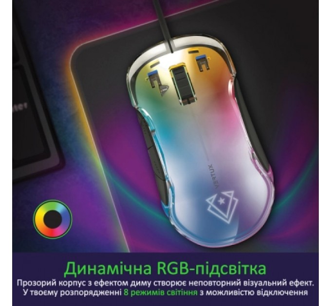 Vertux Мишка Vertux Phoenix USB Black (phoenix.black)