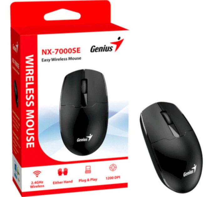 Genius Мишка Genius NX-7000SE Wireless Black (31030032400)
