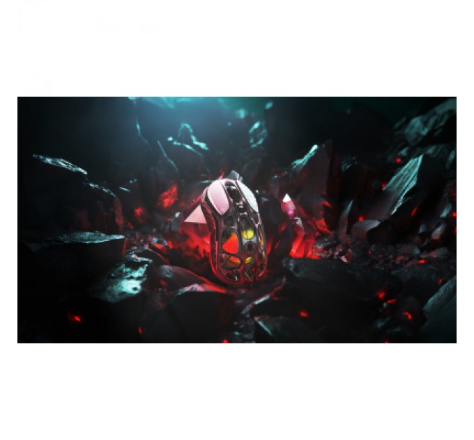 GravaStar Мишка GravaStar Mercury M1 Pro magnesium alloy body BT/WL/USB-A 4K RGB Battle-Worn (GRAVASTARM1PRO_WSM)