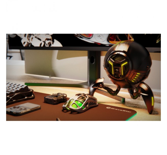 GravaStar Мишка GravaStar Mercury M1 Pro magnesium alloy body BT/WL/USB-A RGB Gunmetal Gray (GRAVASTARM1PRO_GRY)