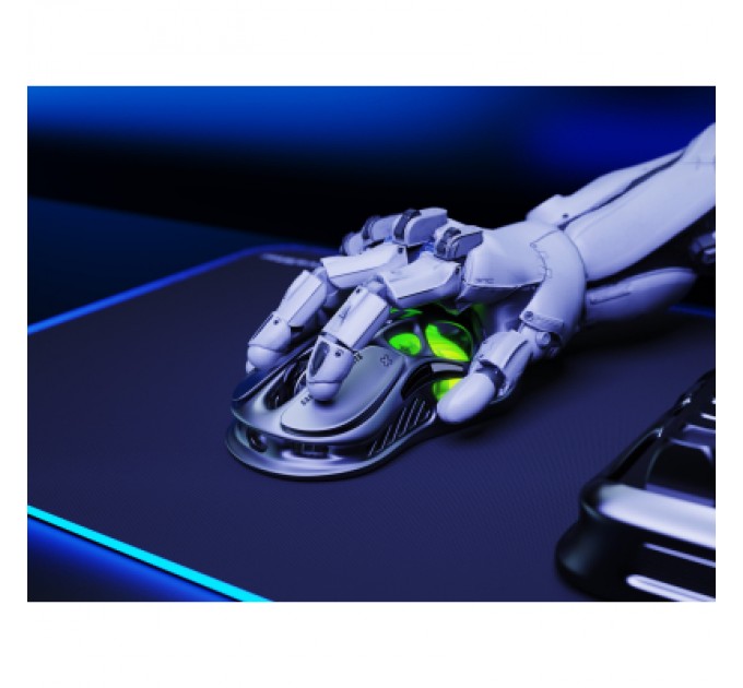 GravaStar Мишка GravaStar Mercury M1 Pro magnesium alloy body BT/WL/USB-A RGB Gunmetal Gray (GRAVASTARM1PRO_GRY)