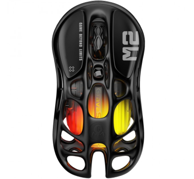 GravaStar Мишка GravaStar Mercury M2 BT/WL/USB-A RGB Black (GRAVASTARM2_BLK)