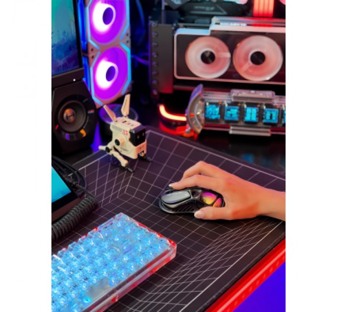 GravaStar Мишка GravaStar Mercury M2 BT/WL/USB-A RGB Black (GRAVASTARM2_BLK)