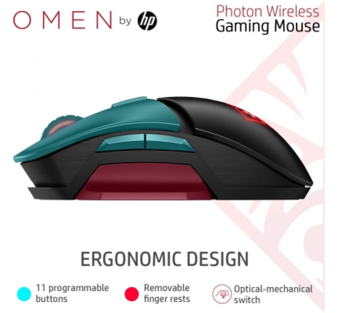 HP Мишка HP OMEN Photon RGB Wireless Black (6CL96AA)