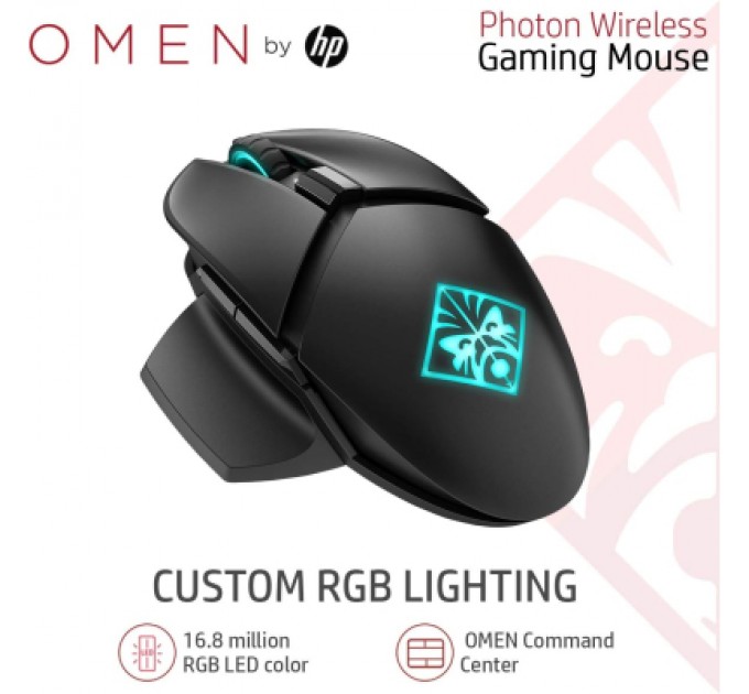 HP Мишка HP OMEN Photon RGB Wireless Black (6CL96AA)