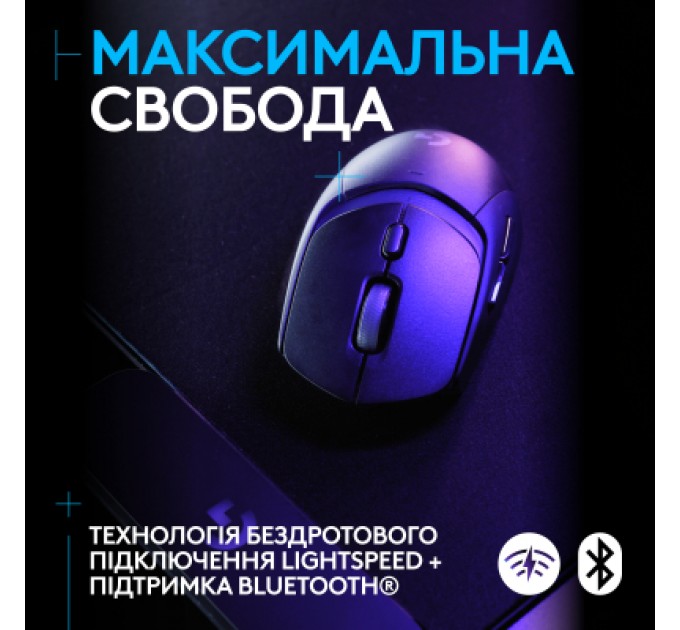 Logitech Мишка Logitech G309 Lightspeed Wireless/Bluetooth Black (910-007199)