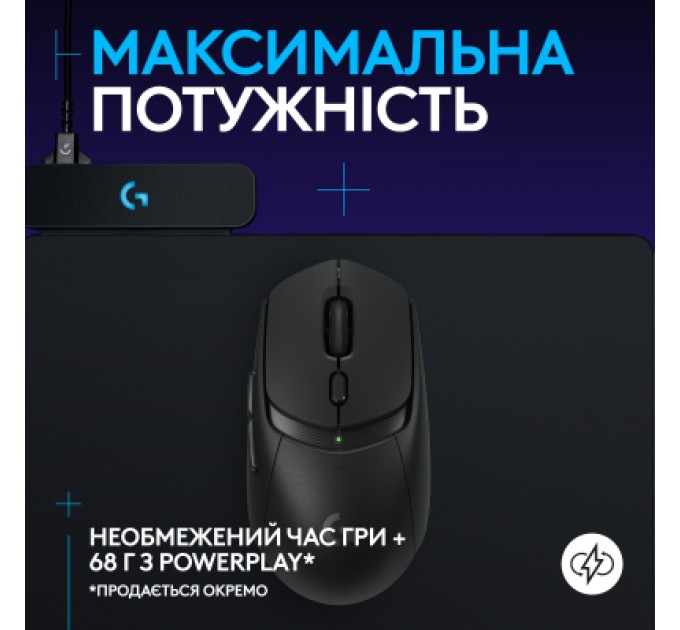 Logitech Мишка Logitech G309 Lightspeed Wireless/Bluetooth Black (910-007199)