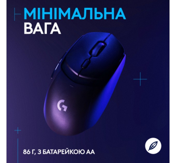 Logitech Мишка Logitech G309 Lightspeed Wireless/Bluetooth Black (910-007199)