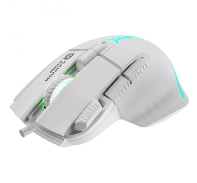 Canyon Мишка Canyon Fortnax GM-636 RGB USB White (CND-SGM636W)