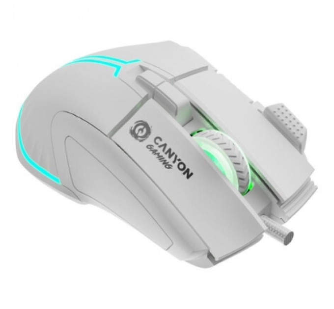 Canyon Мишка Canyon Fortnax GM-636 RGB USB White (CND-SGM636W)