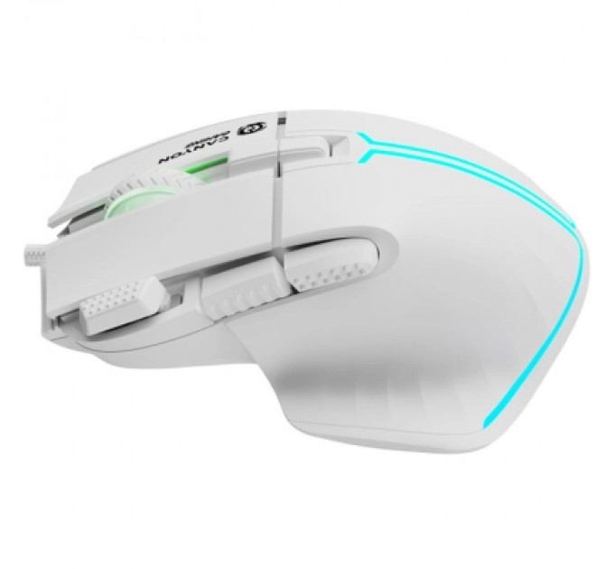 Canyon Мишка Canyon Fortnax GM-636 RGB USB White (CND-SGM636W)