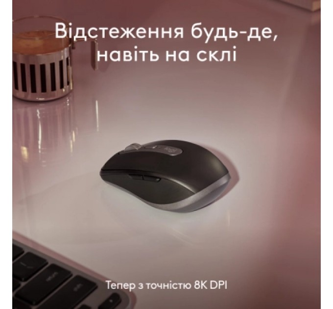 Logitech Мишка Logitech MX Anywhere 3S для MAC Wireless Space Grey (910-006947)