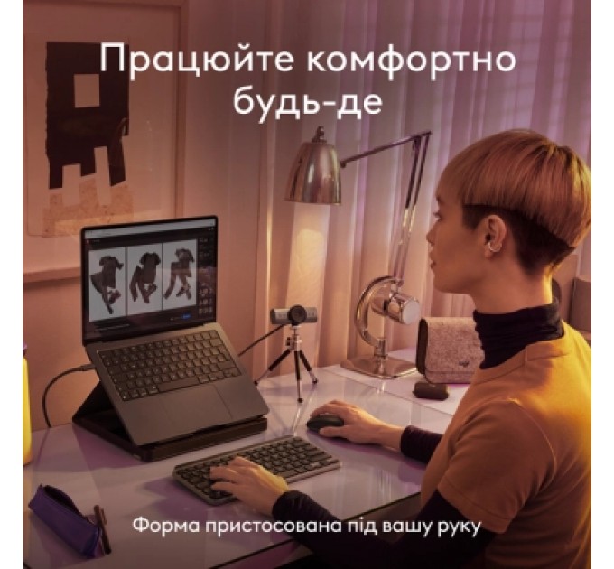 Logitech Мишка Logitech MX Anywhere 3S для MAC Wireless Space Grey (910-006947)