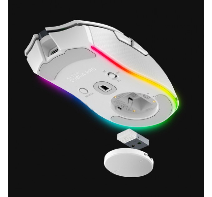 Razer Мишка Razer Cobra Pro Wireless White (RZ01-04660200-R3G1)