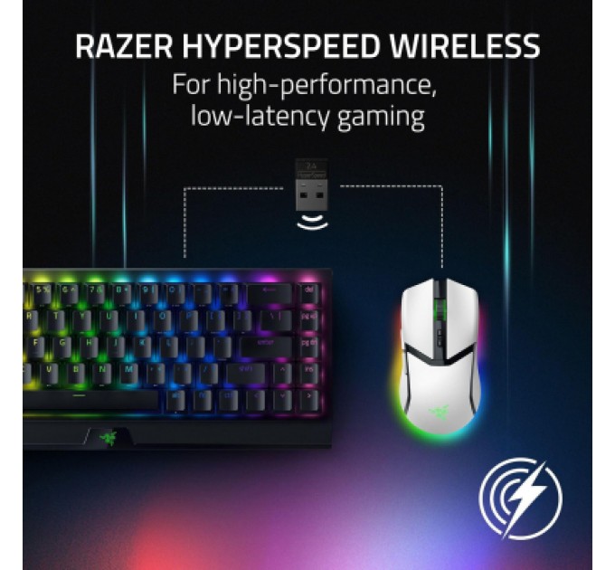 Razer Мишка Razer Cobra Pro Wireless White (RZ01-04660200-R3G1)