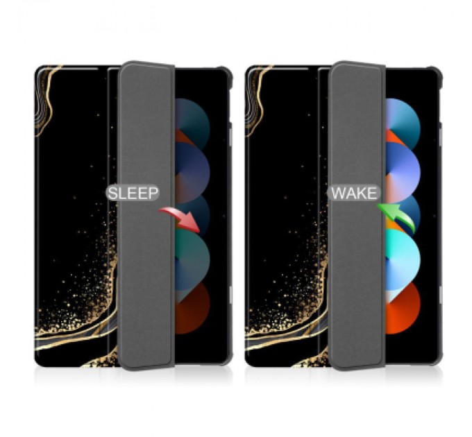 BeCover Чохол до планшета BeCover Smart Case Apple iPad Air 11" M2 2024 Black Abstraction (711598)