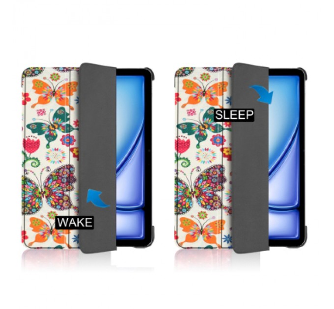 BeCover Чохол до планшета BeCover Smart Case Apple iPad Air 11" M2 2024 Butterfly (711599)
