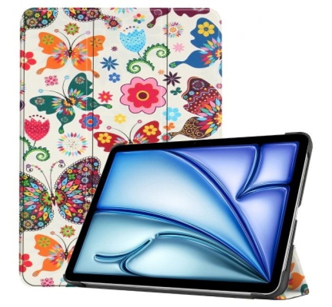 BeCover Чохол до планшета BeCover Smart Case Apple iPad Air 11" M2 2024 Butterfly (711599)
