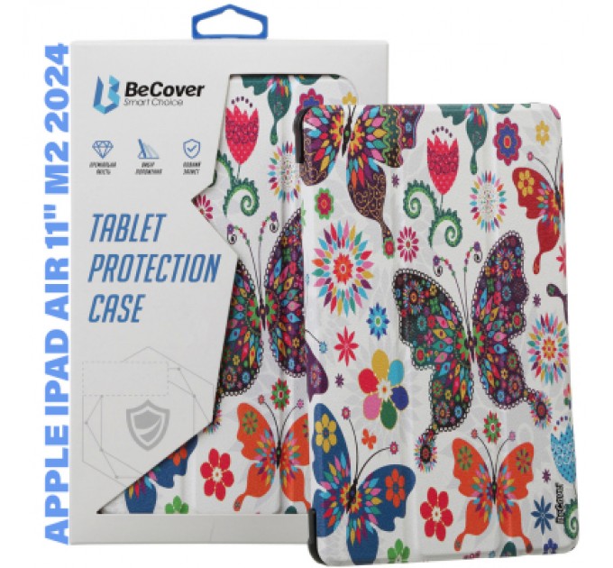 BeCover Чохол до планшета BeCover Smart Case Apple iPad Air 11" M2 2024 Butterfly (711599)