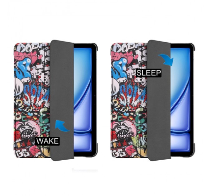 BeCover Чохол до планшета BeCover Smart Case Apple iPad Air 11" M2 2024 Graffiti (711605)