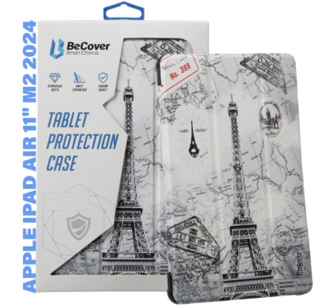 BeCover Чохол до планшета BeCover Smart Case Apple iPad Air 11" M2 2024 Paris (711608)
