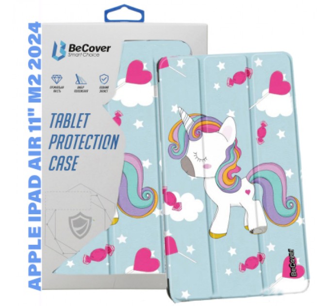 BeCover Чохол до планшета BeCover Smart Case Apple iPad Air 11" M2 2024 Unicorn (711610)
