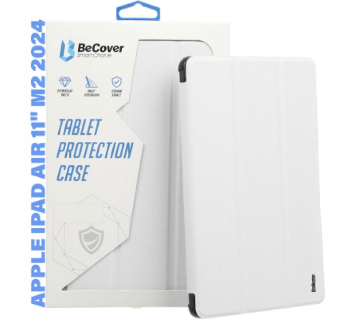 BeCover Чохол до планшета BeCover Smart Case Apple iPad Air 11" M2 2024 White (711597)